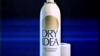 Dry Idea antiperspirant ad from 1985