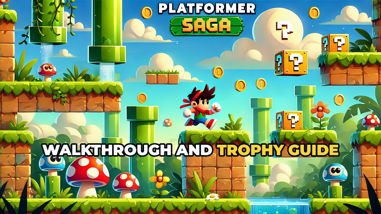 Platformer Saga - Walkthrough | Trophy Guide | Achievement Guide