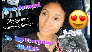 Transforming My HAPPY PLANNER to MY EVERYDAY WALLET! | TRY THIS with MINI and CLASSIC SIZES too!