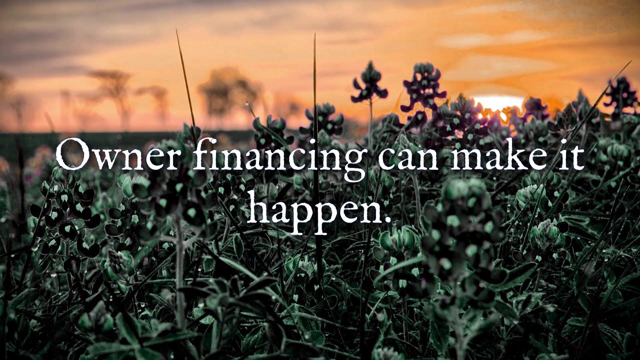 Owner Financing For Texas Land! 