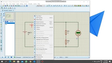 Lab 4  (Finding Voltage in Circuit using Proteus)