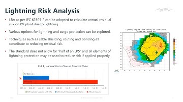Mitigating Lightning Related Risk on Photovoltaic Plants Using XGSLab