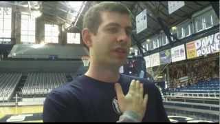 Butler University men's basketball coach Brad Stevens