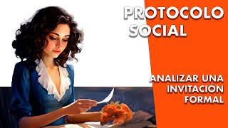 ¿Qué significa en una invitacion formal?