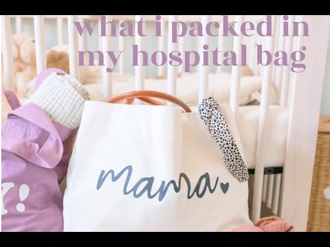 What's in my hospital bag | Minimalistic and Essential Items - First time Mom Edition!