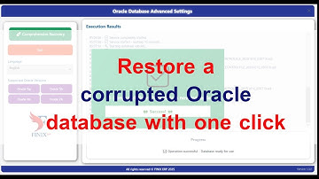 a One-Click Oracle Database Recovery (system01,undotbs01.dbf,CONTROL01.CTL)