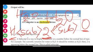 Chapter 11 Formatting text Part 1