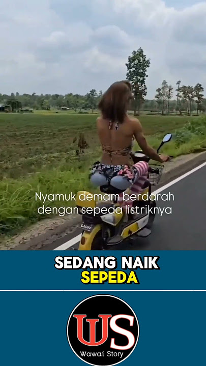 DHF MOSQUITO RIDES AN ELECTRIC MOTORCYCLE😜 #funny #hilarious