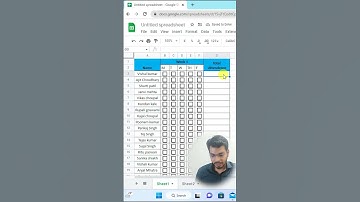 🤯 Excel Magic: Fill Attendance Fast with One Trick! #excelhacks #officetips #spreadsheets