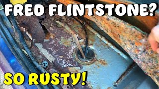 DIY Rusty Floor Repair! by Kelsey and Jesse 136 views 1 year ago 8 minutes, 41 seconds