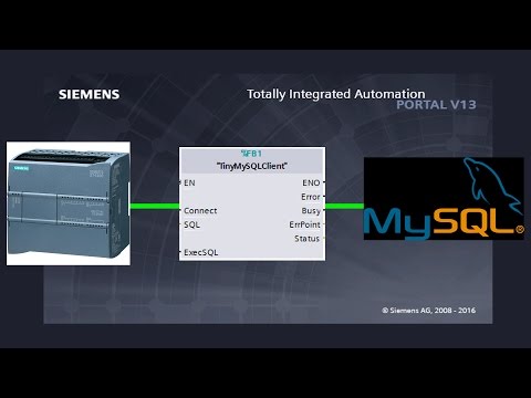 SIMATIC S7-1200/1500 MySQL client