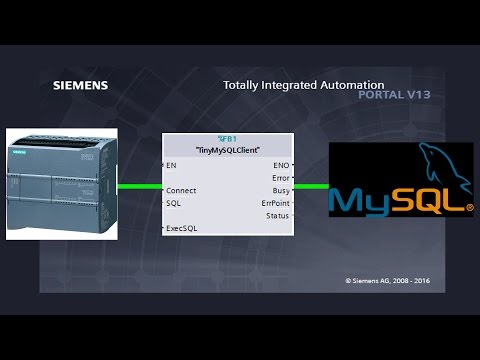 SIMATIC S7-1200/1500 MySQL client