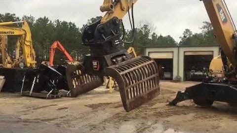 Cat G315 Demo & Sorting grapple test