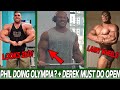 Phil Heath Doing 2021 Olympia?! + Larry Wheels A Bodybuilder? + Derek Lunsford Must Do The OPEN!