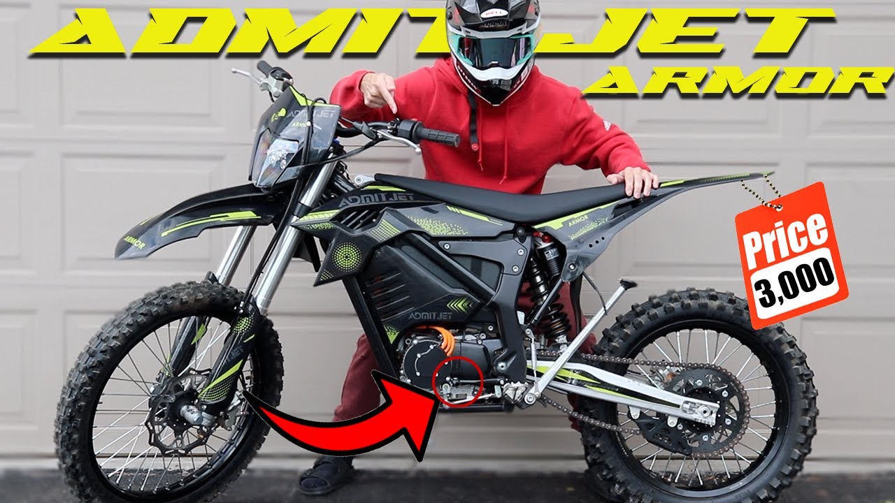 NEW* CHEAP 85+ MPH Electric Dirt Bike With GEARS // INSANE Admit Jet Armor 