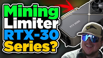 Nvidia New Mining Limiters 3060 3070