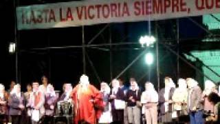 Hebe En La Marcha Del 24 De Marzo De 2010