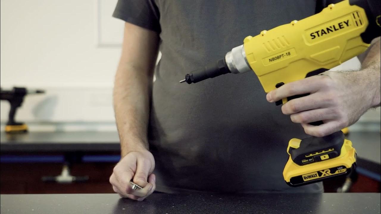 How to Set Up the NB08PT18 Cordless Rivet Nut Tool in Pull to Stroke