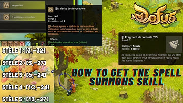 How To Get Summon Skill (Maîtrise des Invocations) 2023 [DOFUS]