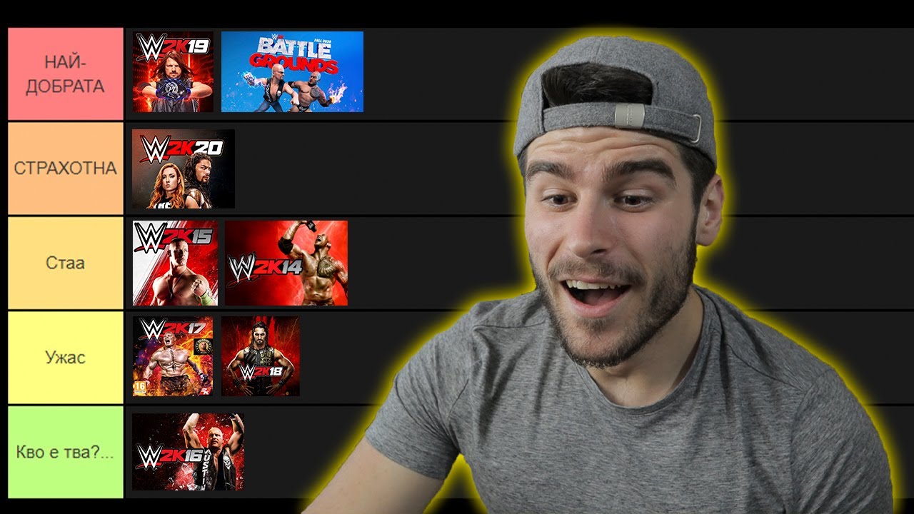 ИГРАЯ И КЛАСИРАМ ВСИЧКИ WWE 2K ИГРИ