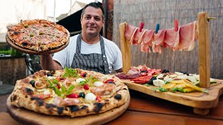 MORTADELLA PISTACHIO PIZZA IN BELGRADE! SERBIAN STREET FOOD