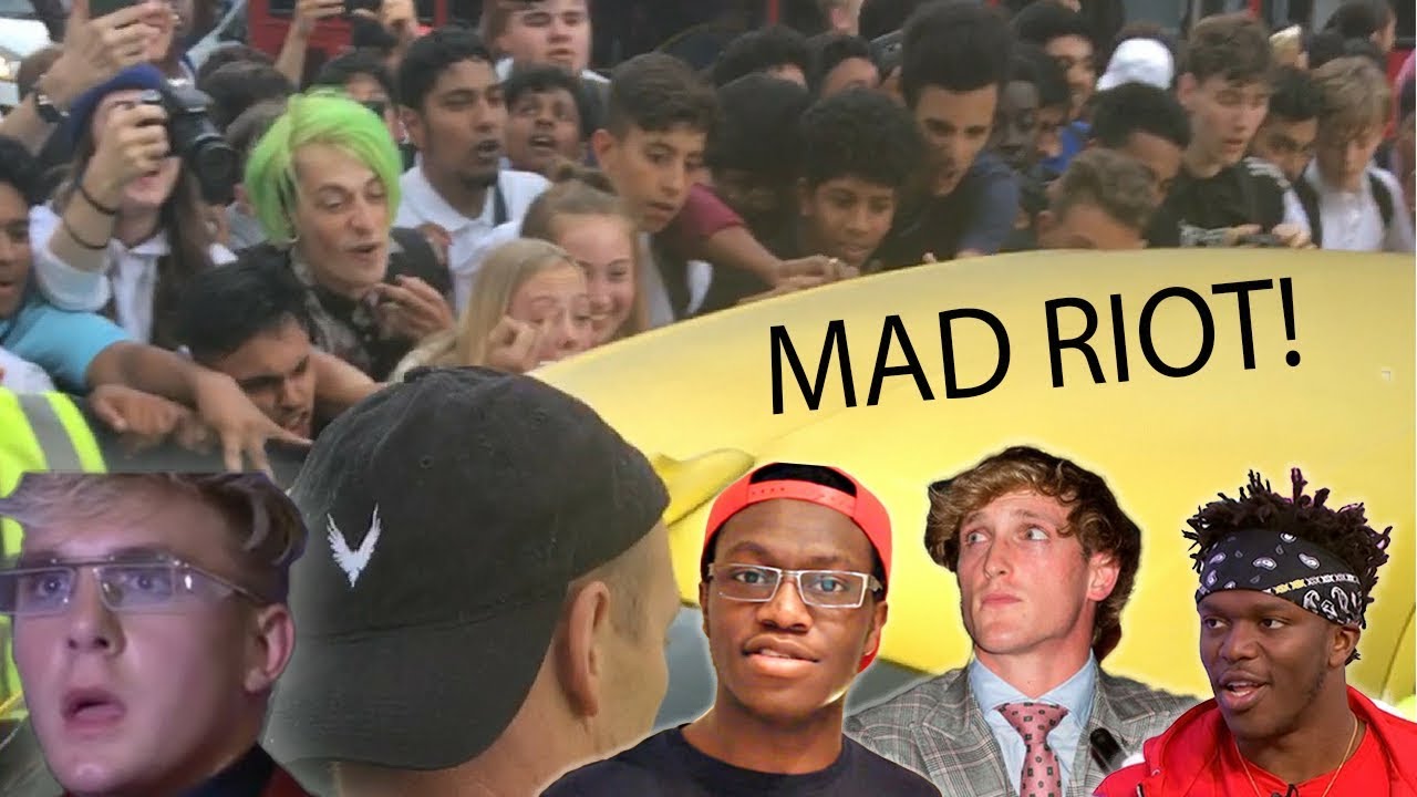 Ksi Riot KSI LOGAN PAUL PRESS CONFERENCE RIOT - WHAT ACTUALLY HAPPENED - YouTube