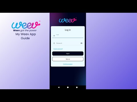 My Weev App How to Sign in Support Guide - video from Weev