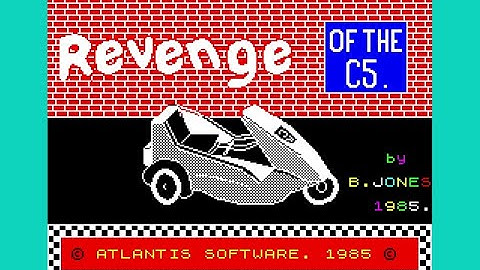DVD and Film Bloke Plays Revenge of The C5 on the ZX Spectrum [Sh*t Game Challenge]