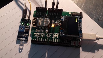 Read data from A0 on module sensor photodiode
