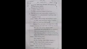 Class 7 | English Paper | Maharashtra Board | English Medium | Sem 1 | #practicepapers #samplepaper