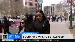 Wife of drug kingpin El Chapo to be released from prison