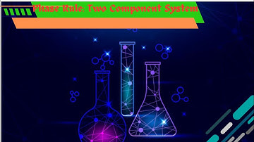 Phase Rule:Two Component System