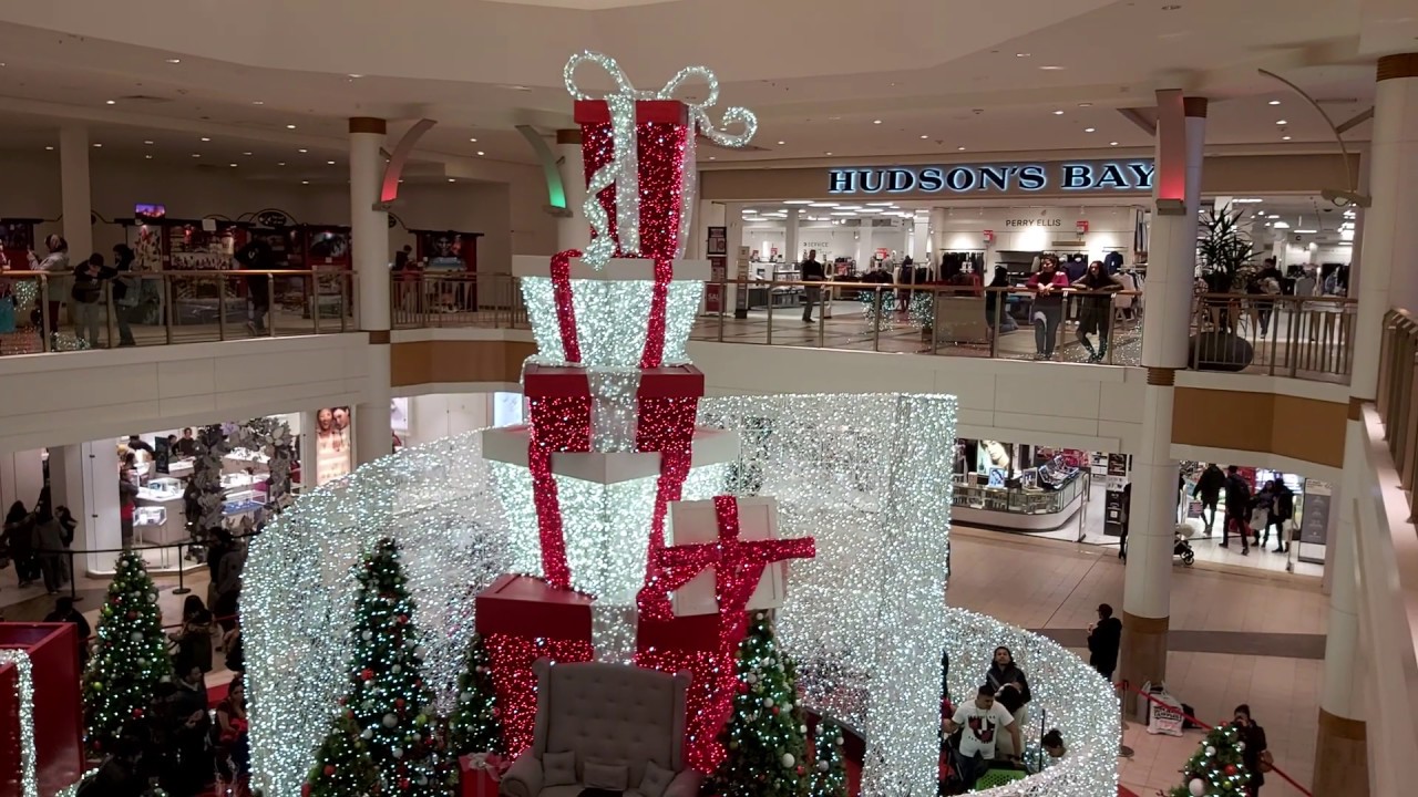 [4K] Christmas Time in Bramalea City Center Brampton Ontario Canada
