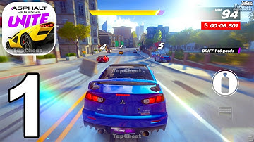 Asphalt Legends Unite - Gameplay Walkthrough Part 1 Global Launch Max Graphics (iOS, Android)