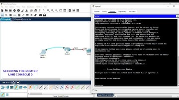 SECURING THE ROUTER (PART1): LINE CONSOLE 0