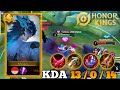 AUGRAN TOP ASIA HONOR OF KING!! BEST BUILD CRITICAL AND GAMEPLAY RANK MASTER||HOKGAMEPLAY