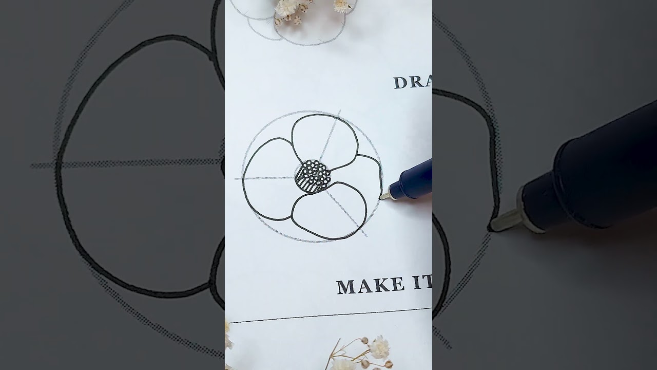 I know you can draw a Red Camellia using this simple guide 💐✨🥰  