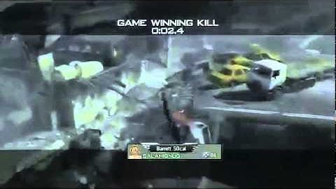 MW3 - AMAZING 360 Silent Shot Throwing Knife Killcam