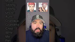 This Has to be the MOST CURSED JJK Family! 😭❌ #anime #jujutsukaisen #shorts