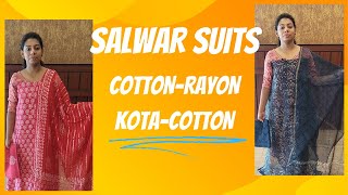 Regular Wear Salwar Suits | #kotacotton #kotadoriya #kota #cotton