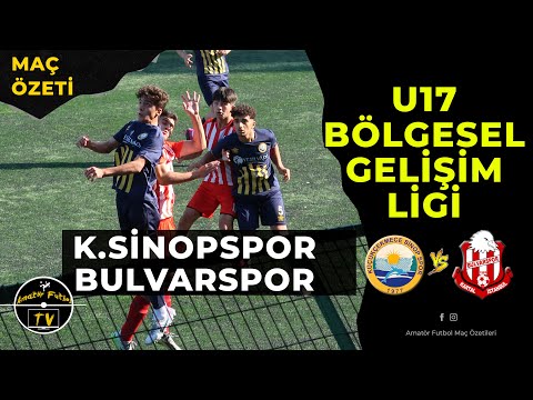 TFF U17 BÖLGESEL GELİŞİM LİGİ K. SİNOPSPOR - BULVARSPOR