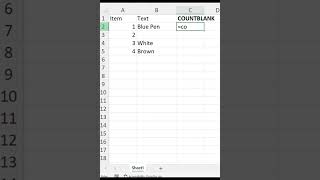 Find Empty Cells in Excel with COUNTBLANK! ⬜