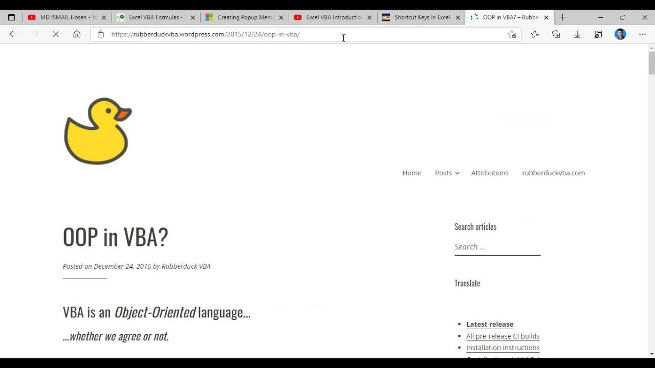 Six Best Resource to Learn VBA From Scratch YouTube