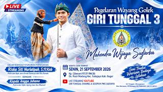 LIVE STREAMING WAYANG GOLEK GIRI TUNGGAL 3 DALANG MAHENDA WIJAYA SUDARBA,LAKON SAEMBARA DEWI RUKMINI