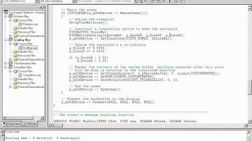 Programming DirectX 9.0c Applications - 3.1 - Scaling [TutorialGenius.com]