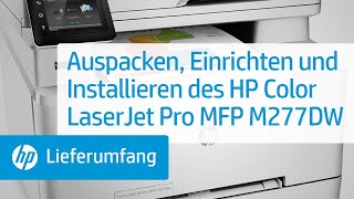HP Color LaserJet Pro MFP M277 series Einrichtung | HP® Support