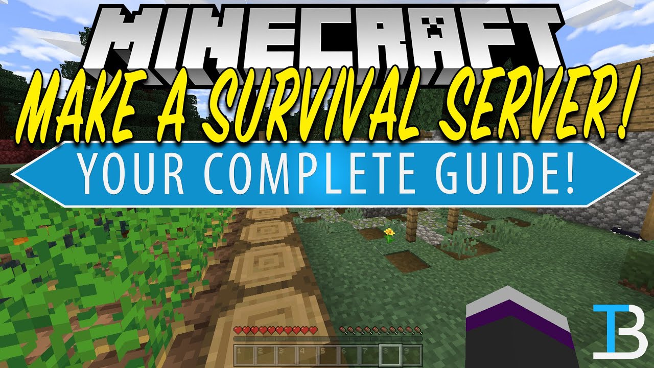 How To Make A Survival Minecraft Server - YouTube