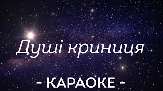 Павло Зібров & Андрій Кравченко - Душі Криниця (КАРАОКЕ)