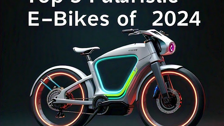 Top 5 Futuristic E-Bikes of 2024 | The Piston Project