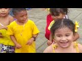 Baby shark kids dance  yellow team  family day 2017
